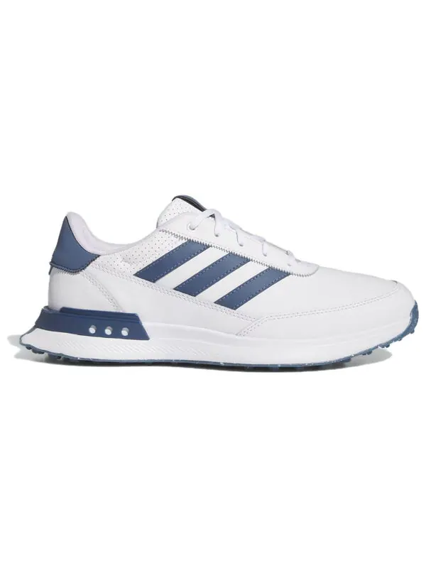 Кроссовки s2g 24 кожаные туфли для гольфа без шипов Adidas — изображение 2 из 4, белый/синий
