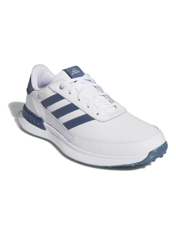 Кроссовки s2g 24 кожаные туфли для гольфа без шипов Adidas — изображение 3 из 4, белый/синий