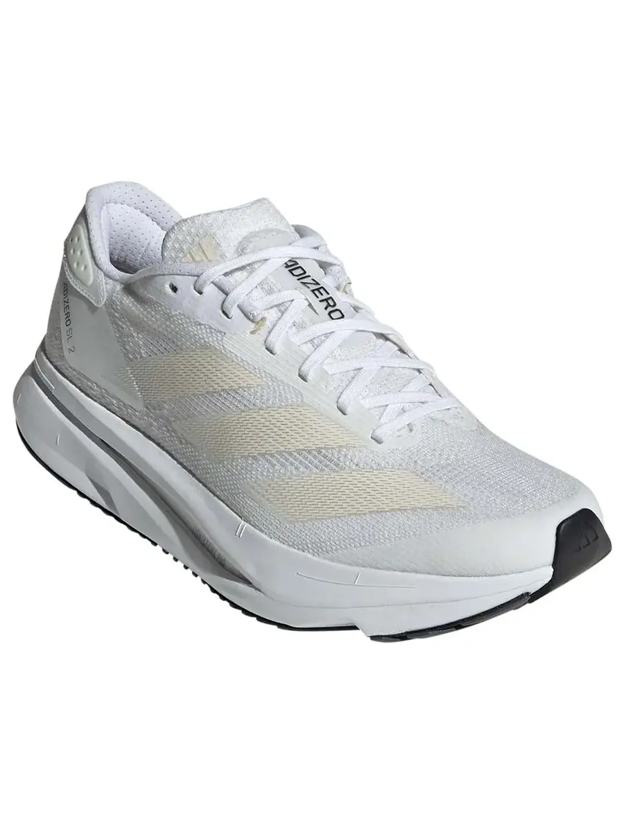 Кроссовки (WMNS) adidas Adizero Sl2 'Cloud White Zero Metalic Dash Grey' — изображение 2 из 5, белый