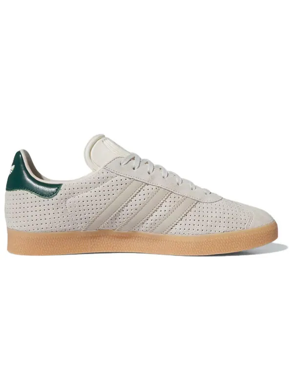 Кроссовки gazelle 'aluminium collegiate green' Adidas — изображение 2 из 4, бежевый/зеленый