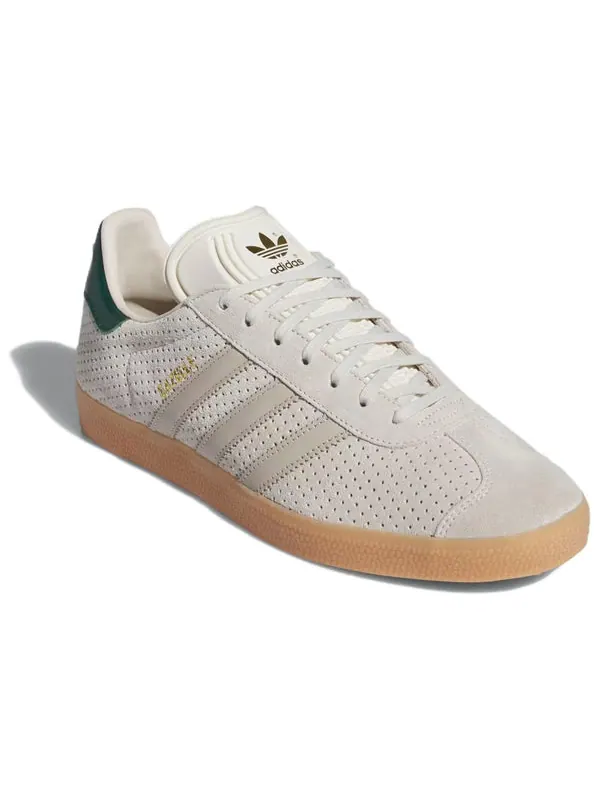 Кроссовки gazelle 'aluminium collegiate green' Adidas — изображение 3 из 4, бежевый/зеленый
