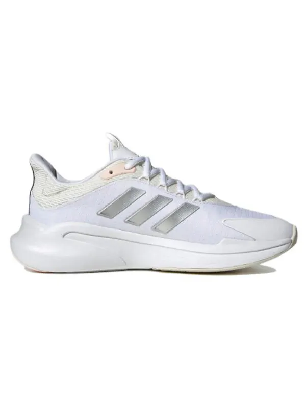 Кроссовки (WMNS) Adidas Alphaedge + Running Shoes 'White Silver' — изображение 2 из 4, белый/серебристый