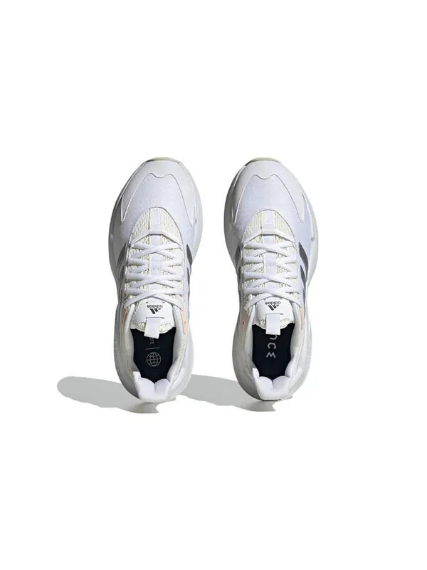 Кроссовки (WMNS) Adidas Alphaedge + Running Shoes 'White Silver' — изображение 4 из 4, белый/серебристый