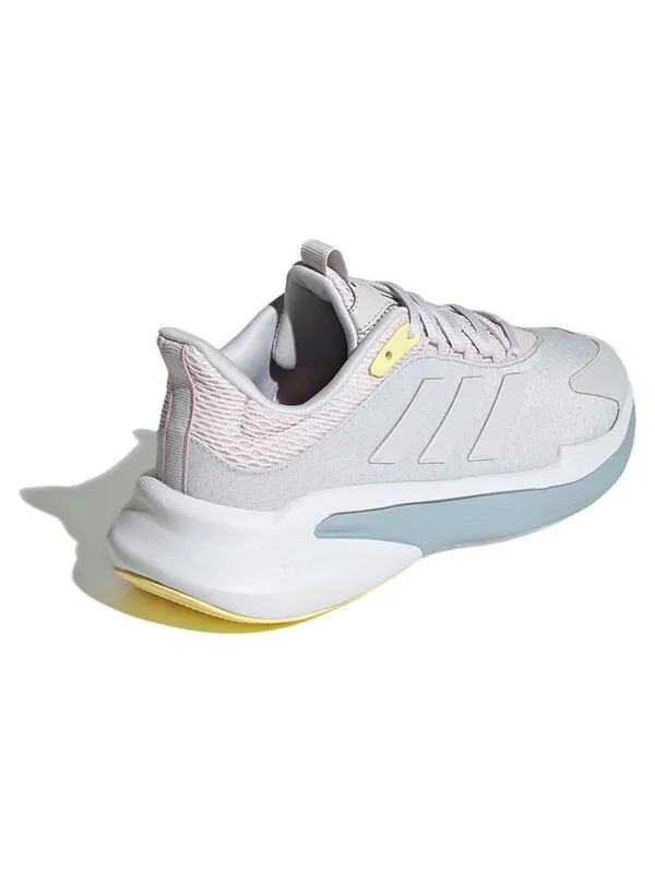 Кроссовки (WMNS) Adidas Alphaedge + Running Shoes 'Grey White Blue' — изображение 4 из 4, серый/белый/синий