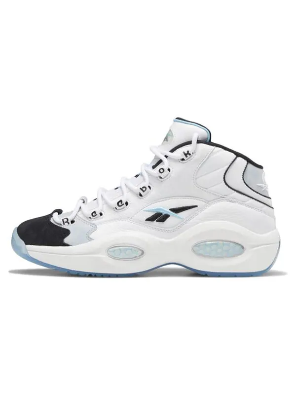 Кроссовки x annuel aa question mid 'double toe' Reebok — изображение 2 из 4, белый/черный/синий