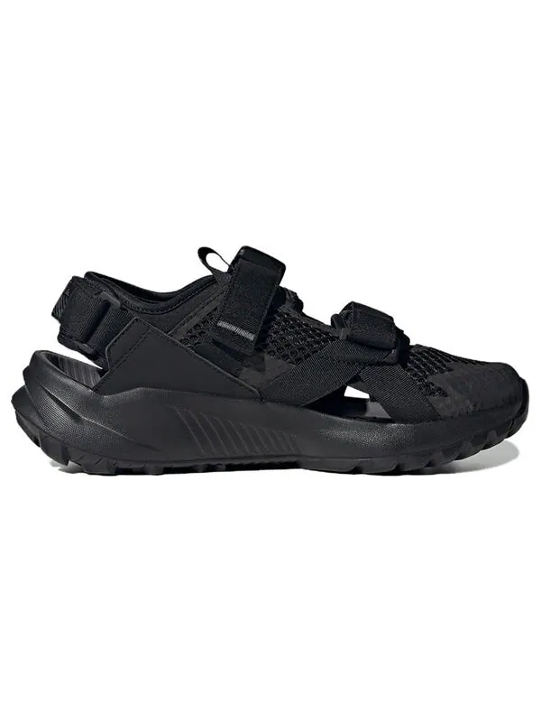 Сандалии terrex hydroterra в сандалиях Adidas — изображение 2 из 4, черный/черный/серый
