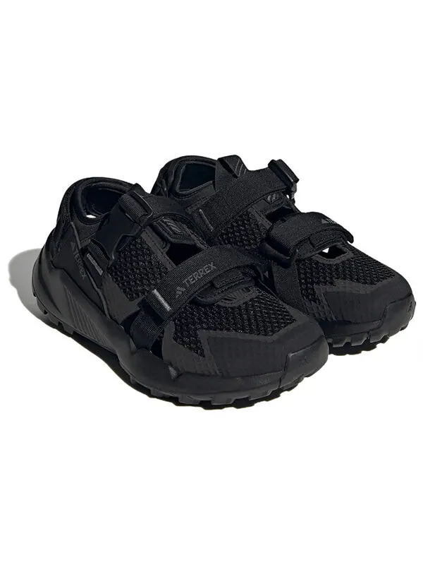 Сандалии terrex hydroterra в сандалиях Adidas — изображение 3 из 4, черный/черный/серый