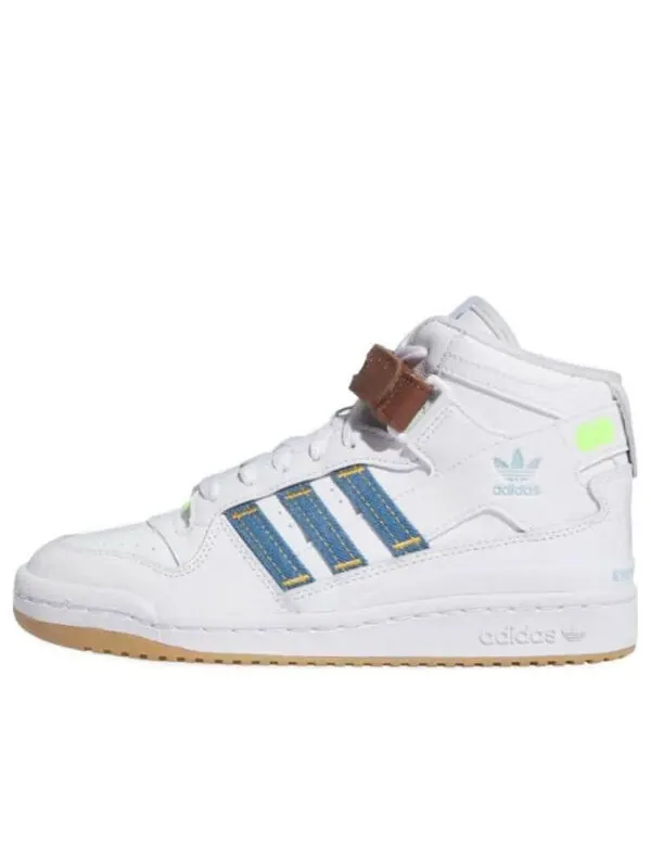 Кроссовки kseniaschnaider x forum middle Adidas — изображение 1 из 4, белый//коричневый