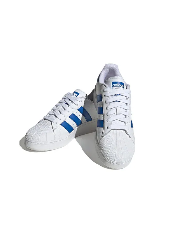 Кроссовки оригинальные superstar xlg shoes Adidas — изображение 2 из 4, белый/синий/белый