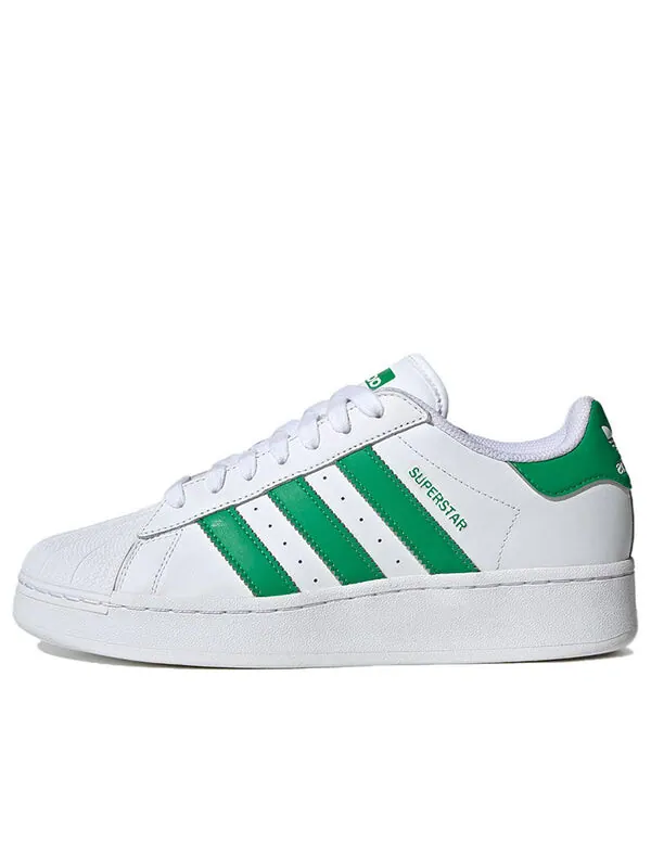 Кроссовки оригинальные суперзвезда xlg кроссовки Adidas — изображение 1 из 4, белый/зеленый/белый