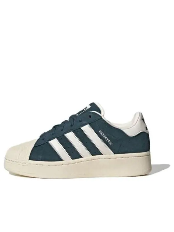Кроссовки суперзвезда xlg Adidas — изображение 1 из 4, зеленый/белый/бежевый