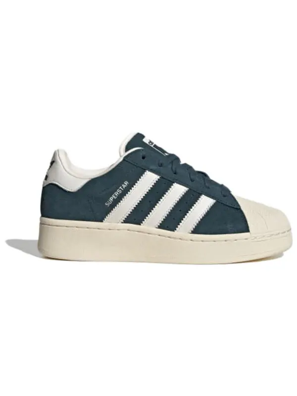 Кроссовки суперзвезда xlg Adidas — изображение 2 из 4, зеленый/белый/бежевый