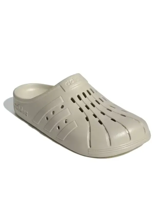 Тапочки adilette clog Adidas — изображение 2 из 4, серый