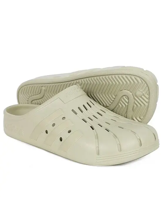 Тапочки adilette clog Adidas — изображение 3 из 4, серый