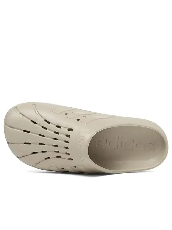 Тапочки adilette clog Adidas — изображение 4 из 4, серый