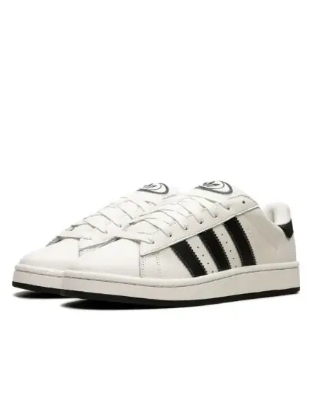 Кроссовки кампус 00-х Adidas — изображение 2 из 4, белый/черный/белый
