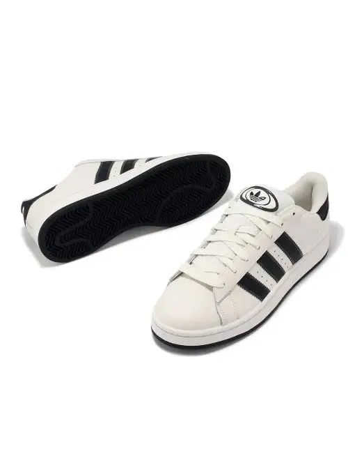 Кроссовки кампус 00-х Adidas — изображение 3 из 4, белый/черный/белый