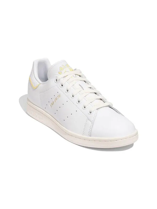 Кроссовки оригиналы stan smith Adidas — изображение 3 из 4, белый/желтый
