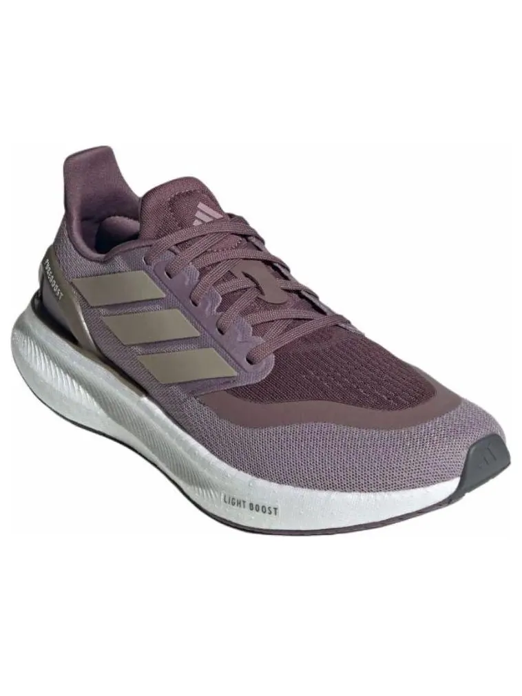 Кроссовки (WMNS) adidas Pureboost 5 'Preloved Fig Cyber Metallic Shadow Fig' — изображение 3 из 6, розовый