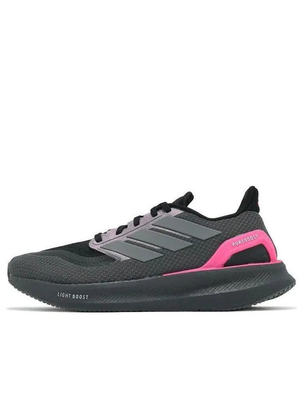 Кроссовки pureboost 5 Adidas — изображение 1 из 4, серый/металлик/розовый