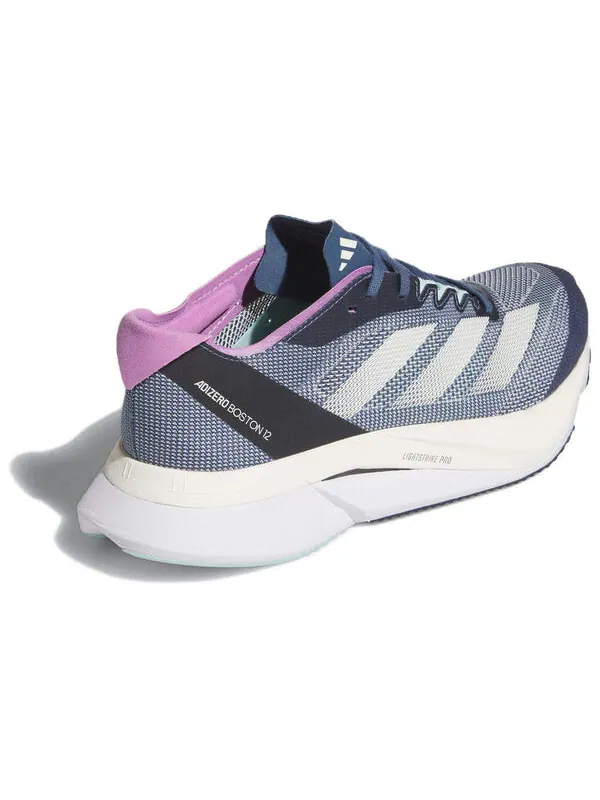 Кроссовки adizero boston 12 'preloved ink zero metalic aurora ink' Adidas — изображение 3 из 4, серый