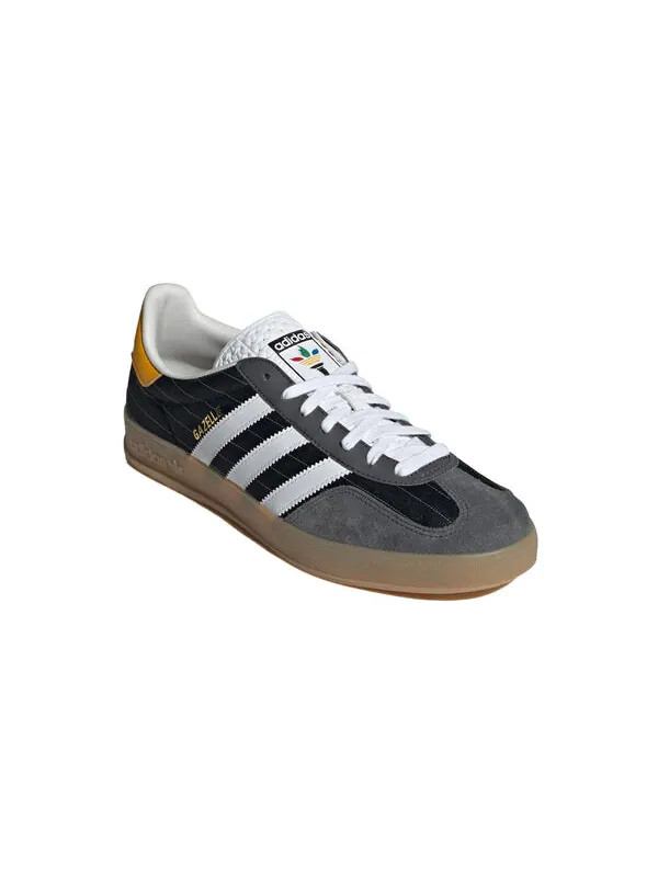 Кроссовки газель для помещений Adidas — изображение 3 из 4, черный/белый