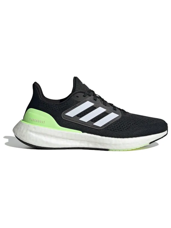 Кроссовки pureboost 23 широкие Adidas — изображение 3 из 4, черный/белый/зеленый