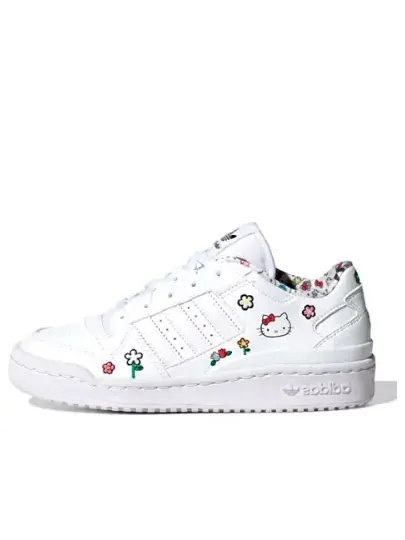 Кроссовки оригиналы форум x hello kitty Adidas — изображение 1 из 4, белый