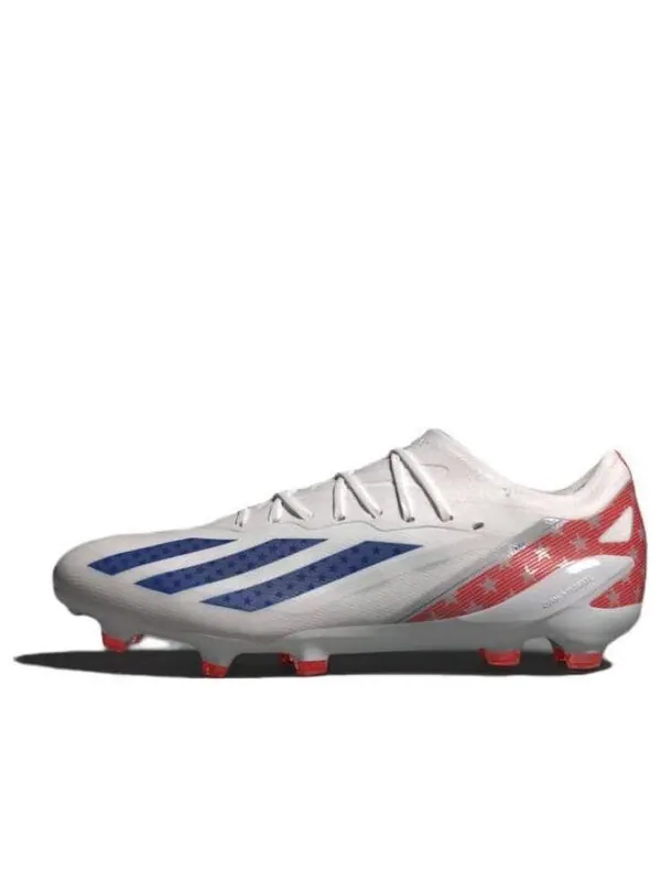 Кроссовки x crazyfast.1 fg Adidas — изображение 1 из 3, белый/синий/красный