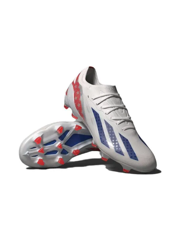 Кроссовки x crazyfast.1 fg Adidas — изображение 3 из 3, белый/синий/красный