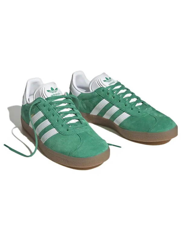 Кроссовки газель Adidas — изображение 2 из 4, зеленый/белый