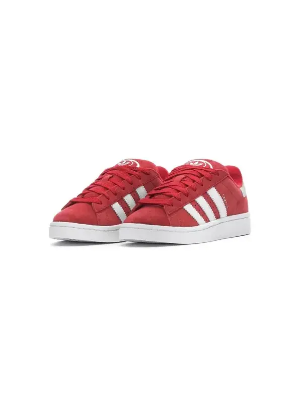 Кроссовки кампус 00-х j Adidas, алый — изображение 2 из 4, белый