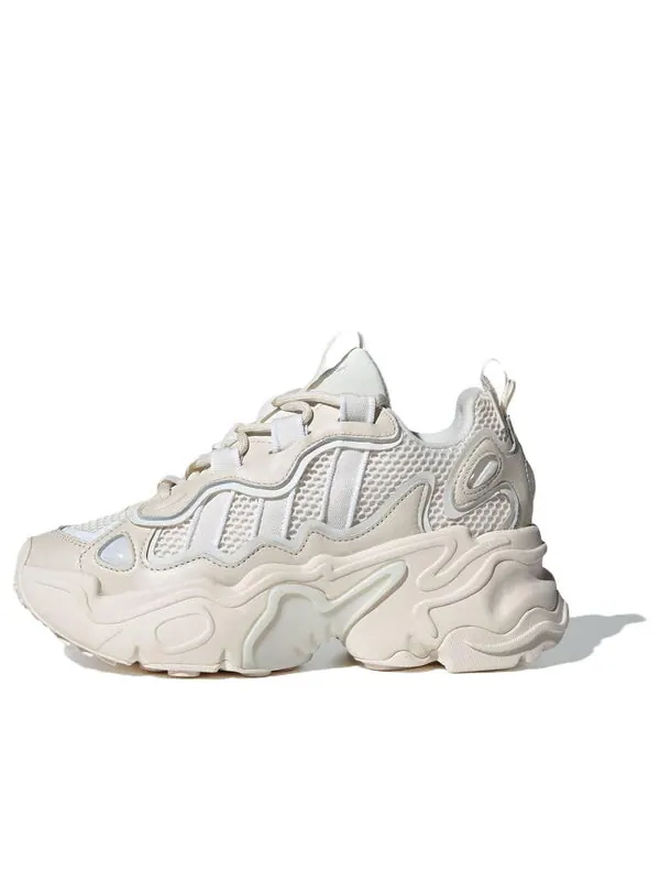 Толстые кроссовки оригиналы ozthemis Adidas — изображение 1 из 4, белый/розовый
