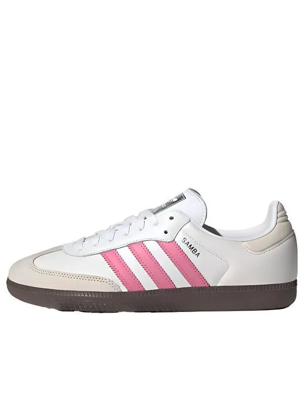 Кроссовки самба ог Adidas — изображение 1 из 4, белый/розовый