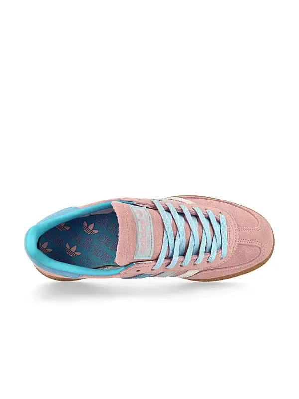 Кроссовки гандбольные специальные Adidas — изображение 2 из 4, розовый/светлый синий