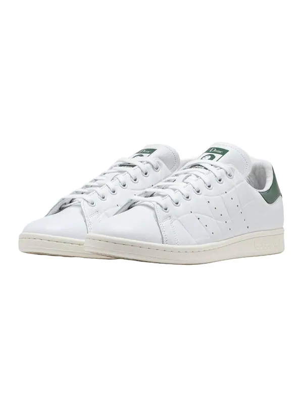 Кроссовки x dime stan smith 'white colligate green' Adidas — изображение 3 из 4, белый/зеленый/зеленый