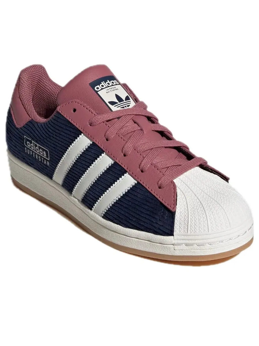 Кроссовки (WMNS) adidas Superstar 'Preloved Crimson Night Indigo' — изображение 2 из 5, темно-синий