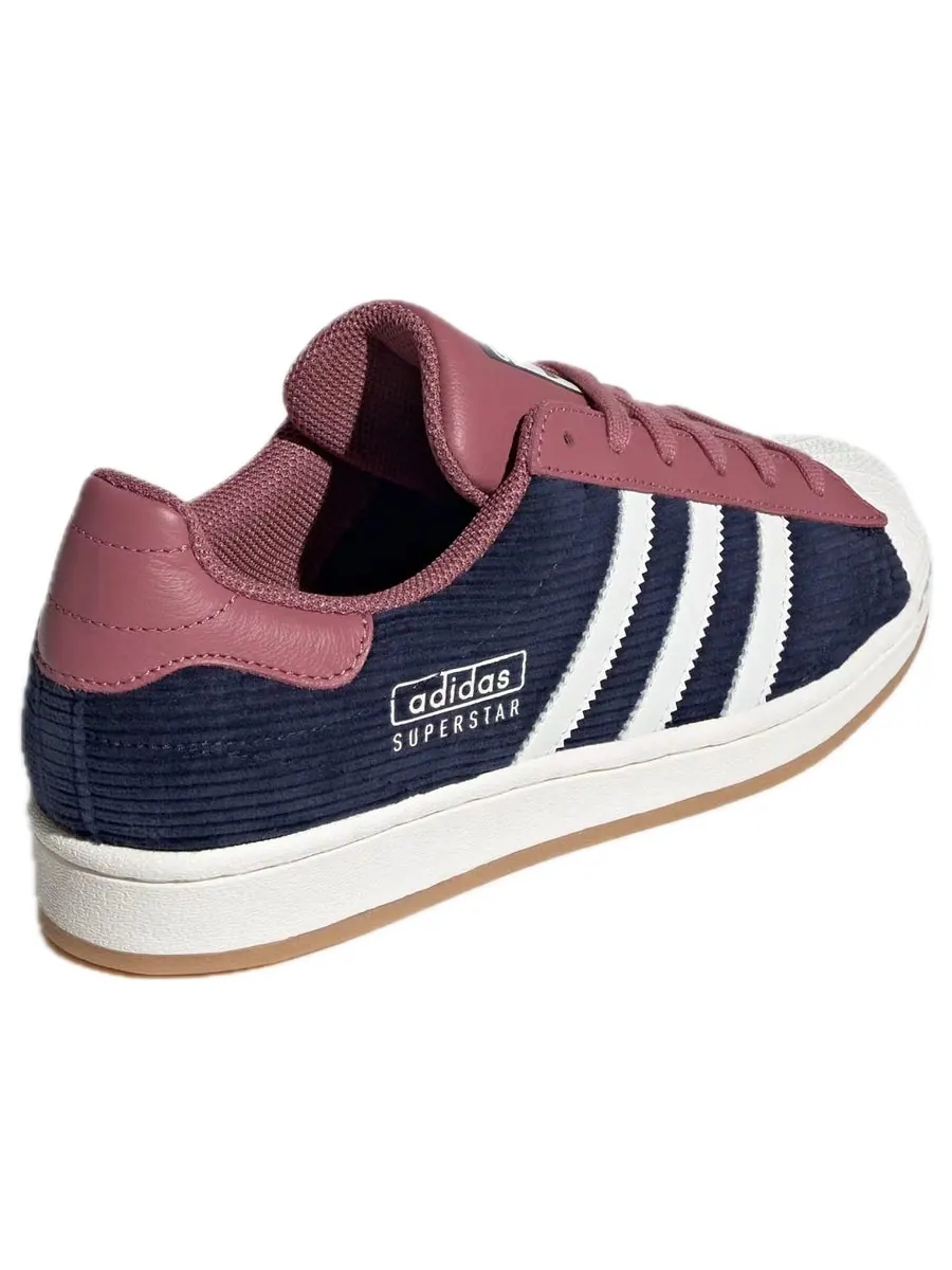 Кроссовки (WMNS) adidas Superstar 'Preloved Crimson Night Indigo' — изображение 3 из 5, темно-синий