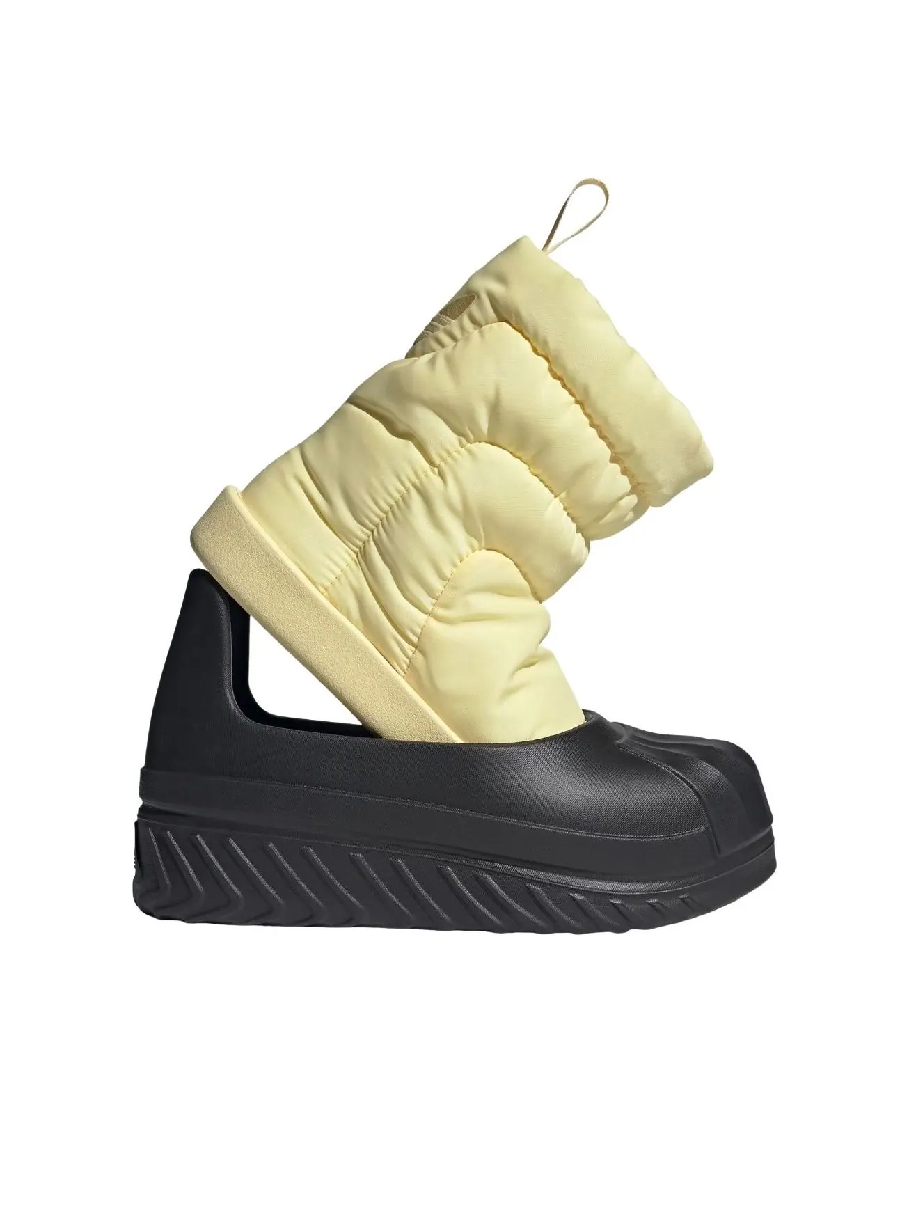 (WMNS) Adidas originals AdiFOM Superstar Winter Boost 'Almost Yellow Core Black' — изображение 2 из 5, желтый/черный