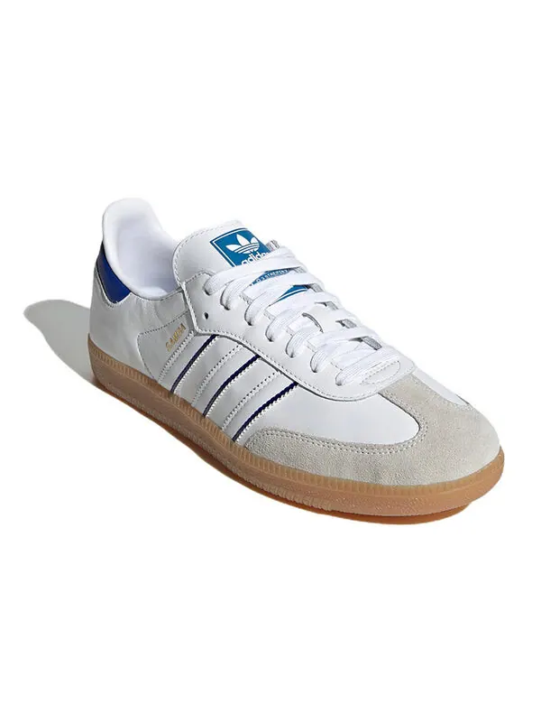 Кроссовки самба Adidas — изображение 3 из 4, белый/синий