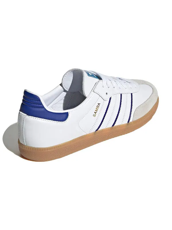 Кроссовки самба Adidas — изображение 4 из 4, белый/синий