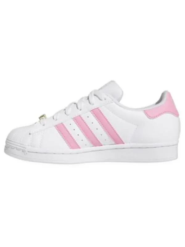 Кроссовки суперзвезда Adidas — изображение 2 из 4, белый/розовый