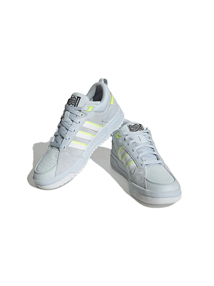 Кроссовки adidas neo 100DB 'Light Blue Neon Green' — изображение 3 из 6, серый