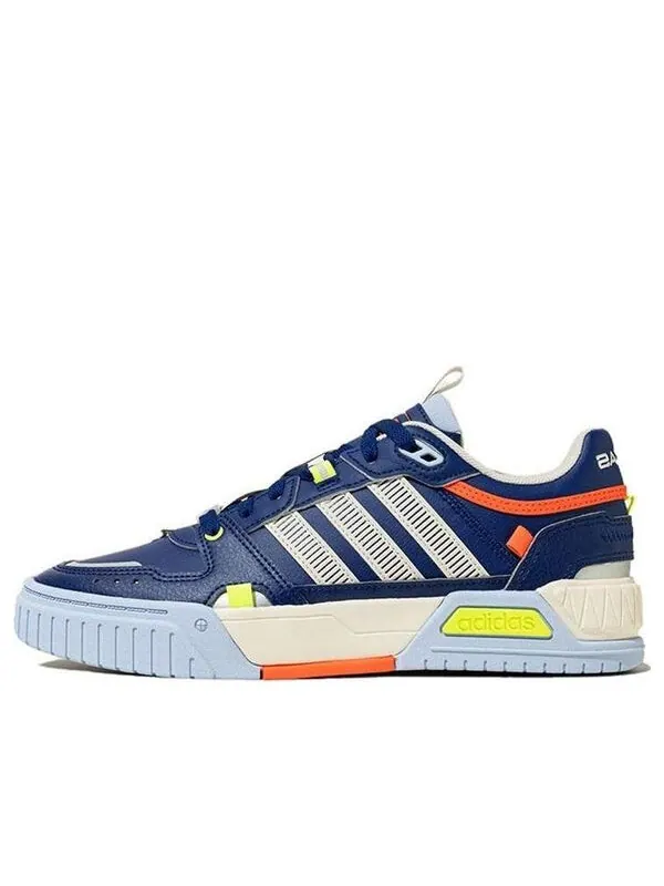 Кроссовки neo d pad Adidas — изображение 1 из 4, синий/белый/оранжевый