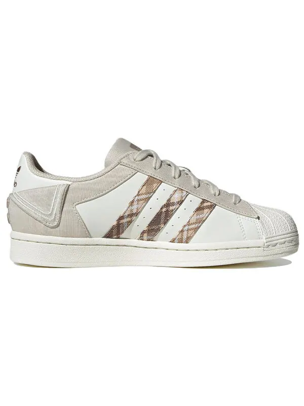 Кроссовки оригиналы суперзвезда Adidas — изображение 2 из 4, белый/коричневый