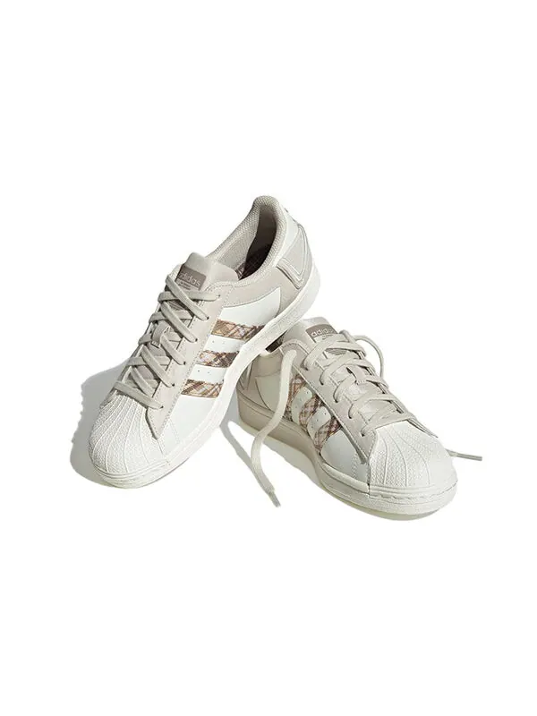 Кроссовки оригиналы суперзвезда Adidas — изображение 3 из 4, белый/коричневый