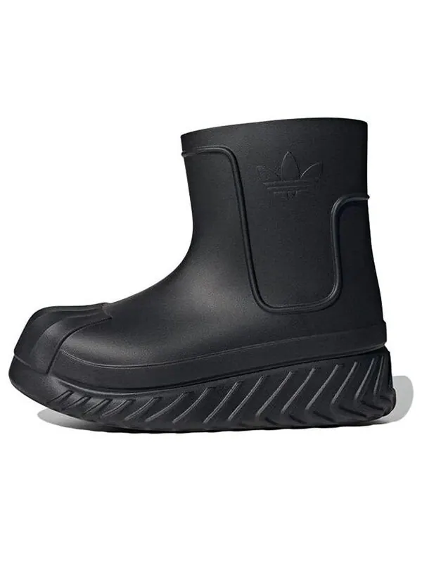 Кроссовки-ботинки Adidas adiFOM Superstar Boot — изображение 1 из 4, черный/черный/серый