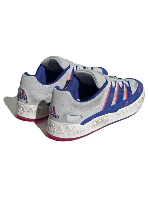 Кроссовки оригиналы adimatic x avenue & son Adidas — изображение 3 из 4, белый/синий/оранжевый