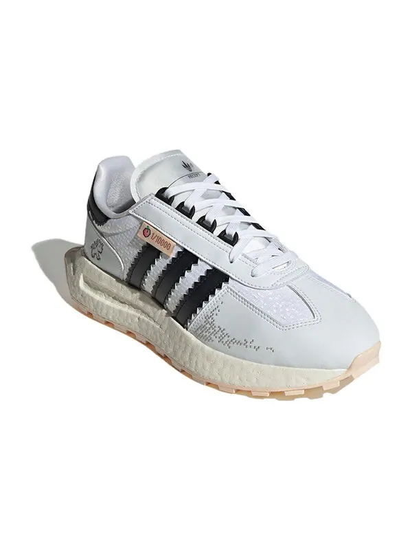 Кроссовки оригиналы ретро e5 Adidas — изображение 3 из 4, белый/черный