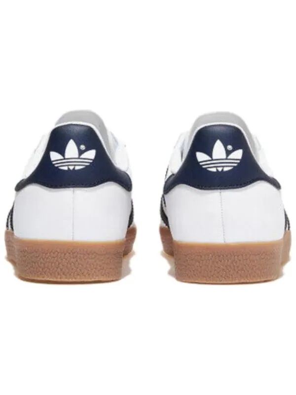 Кроссовки газель обувь Adidas — изображение 4 из 4, белый/темно-синий